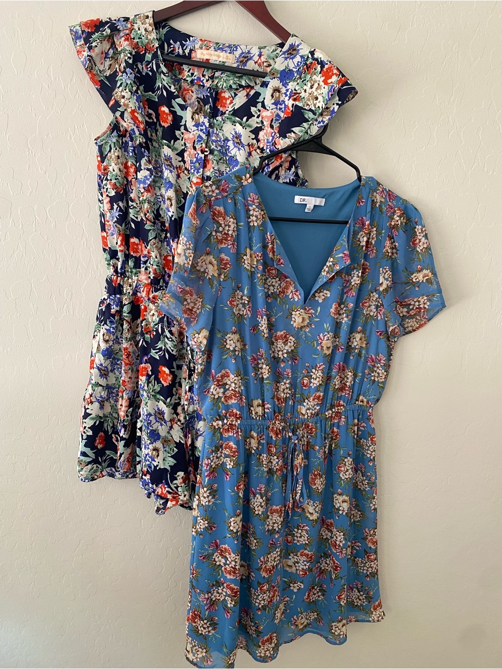 Bundle Flower Design Summer Dress and Romper Size S